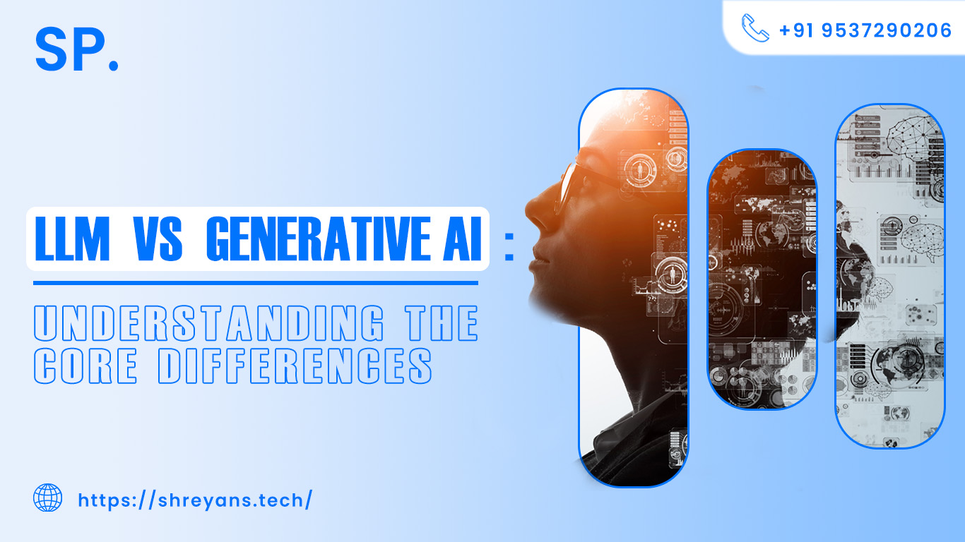 LLM vs Generative AI: Understanding the Core Differences