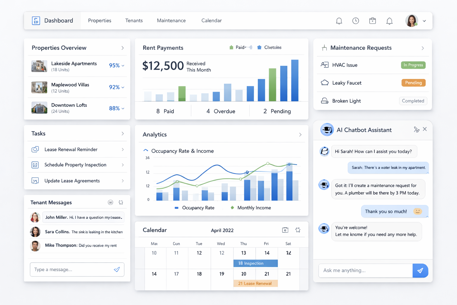  Role of Chatbots in Modern Property Management