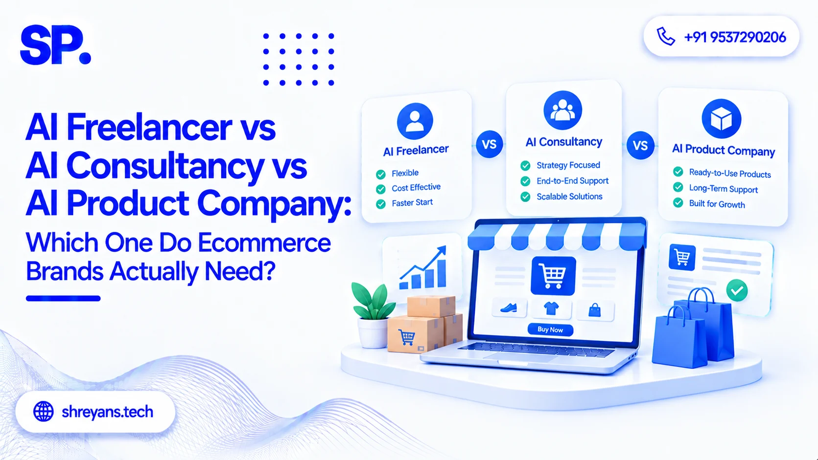 AI Freelancer vs Consultancy vs Product: Ecommerce Guide