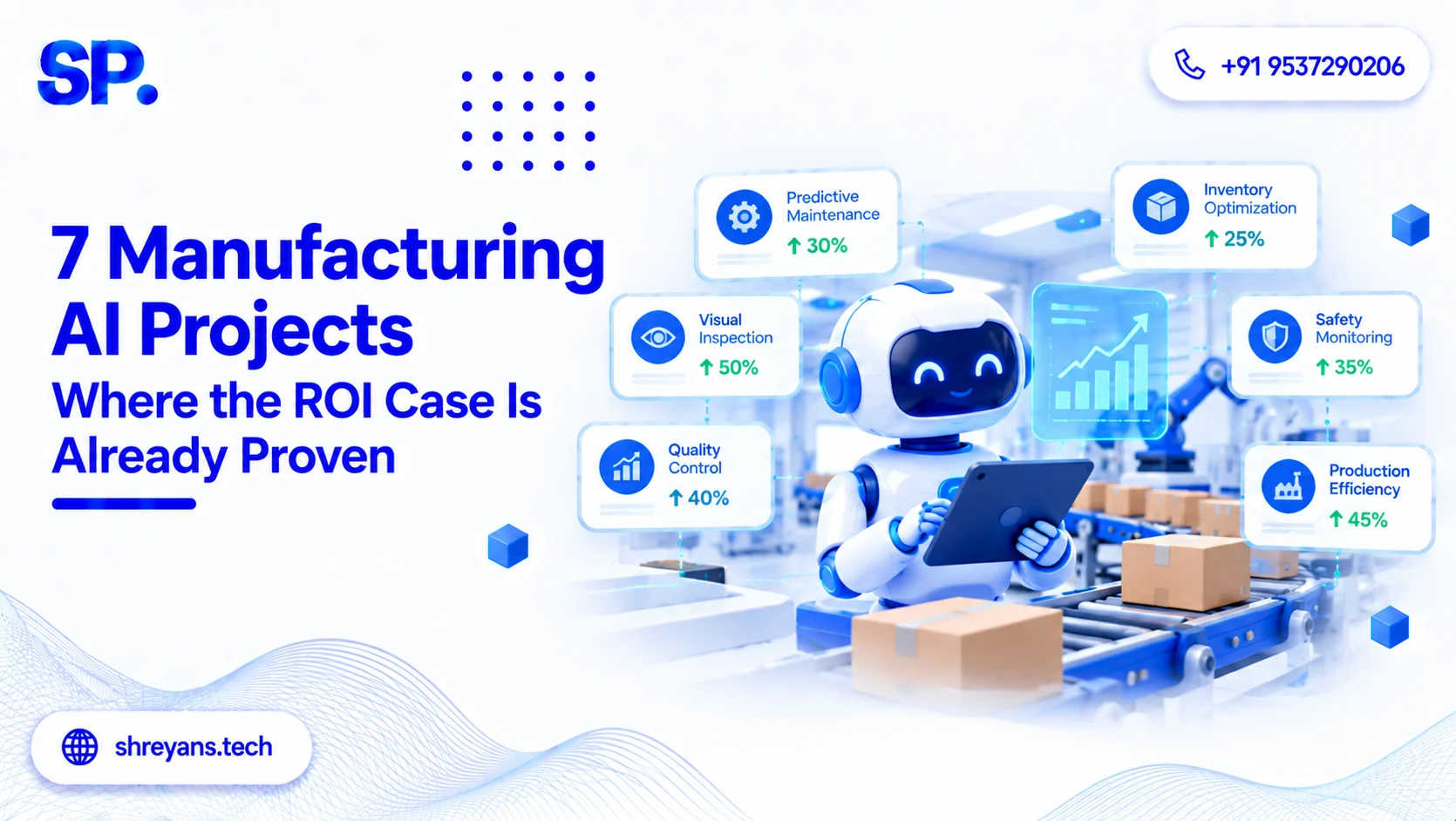 7 Manufacturing AI Projects With Already-Proven ROI